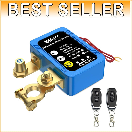 Automatic 240A Battery Disconnect Switch for Cars, Boats & ATVs - Easy Install