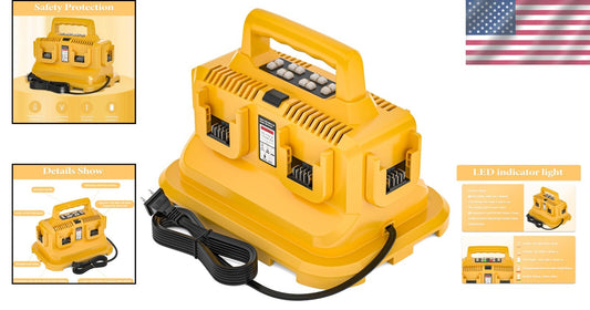 6-Port Rapid Battery Charger Station for Devvalt 20V/60V Batteries - AC 100-240V