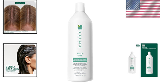 Gentle Scalp and Hair Conditioner - Nourishing Formula for Daily Use, 10.16oz