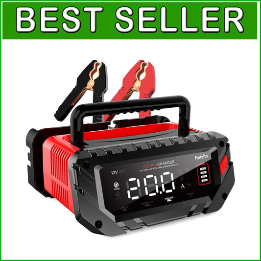 Versatile Trickle Charger - 12V/24V Battery Maintainer with Adjustable Current