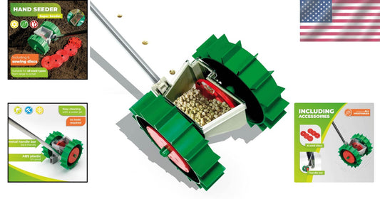 Compact Ergonomic Seeder with 6 Disc Options for Efficient Vegetable Gardening