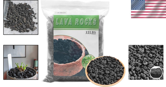 Aromatic Lava Rocks for Plants - 100% Pure Volcanic Stone, Ideal for Root Health