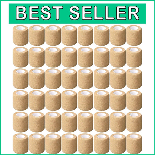 Cohesive Bandages 2" x 5 Yards - 96 Pack Elastic Support for Active Life