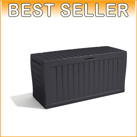 All-Weather 270L Storage Box - Holds Tools & Cushions, Lockable & Portable