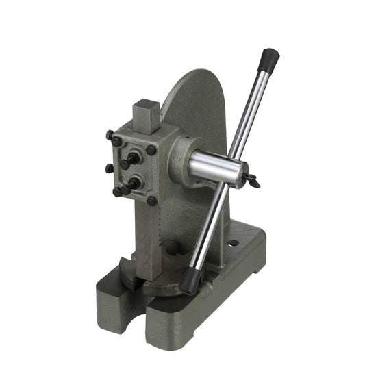 Heavy Duty Manual Arbor Press - 13 Inch Height with Steel Anvil for Durability