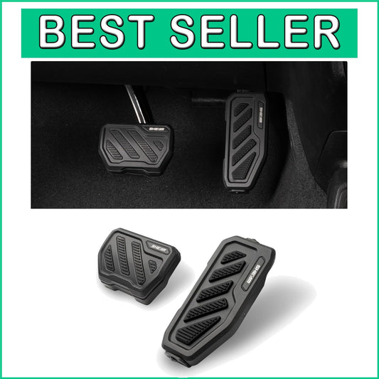 Anti-Slip Aluminum Pedal Pad Kit for 2018-2025 Wrangler & Gladiator JT