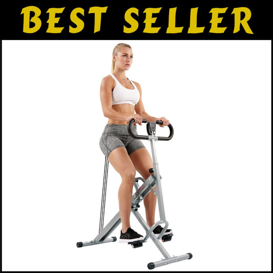Durable Alloy Steel Row-N-Ride Squat Machine for Effective Total Body Training
