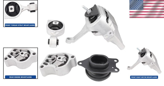 High-Quality Engine and Transmission Mounts for 2007-2017 Altima 2.5L - Set of 4