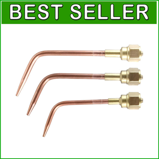 Durable Copper Welding Nozzles - 3-Pack for Victor 300 Torch Handles #1, #2 & #3