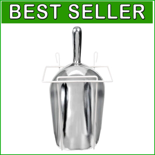Durable 58 oz Aluminum Scoop with Mounting Holder - Perfect for Every Kitchen