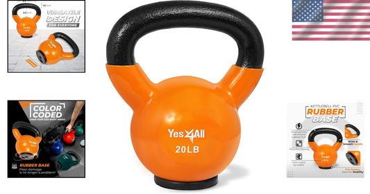 Women’s Fitness Kettlebell Set with Rubber Base | Durable Strength Training Gear