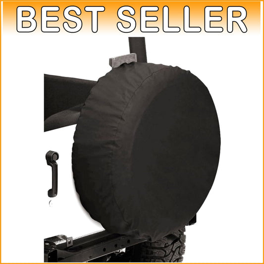 Durable Black Diamond Tire Cover - UV & Mildew Resistant for SUVs and Jeeps