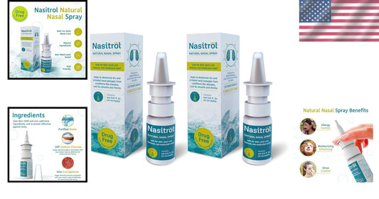 Allergen-Fighting Nasal Spray - Natural Saline for Daily Use (1.7 fl. oz.)