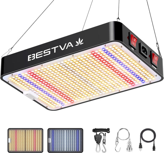 1000W Equivalent Full Spectrum LED Grow Light for Indoor Gardening & Hydroponics