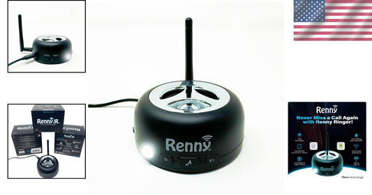 Wireless Bluetooth Speaker with 117dB Ringer & Caller ID for Noisy Environments