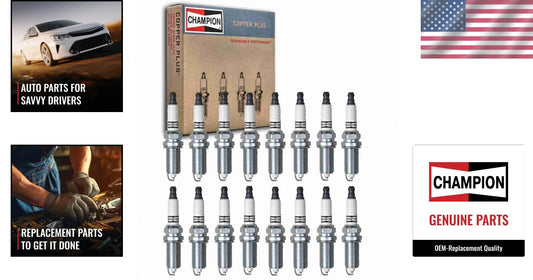 16 Champion Copper Spark Plugs for Stronger Ram 1500 5.7L V8 Performance