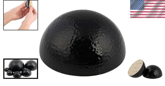 1.25" Rubber Hemisphere Bumpers - Non-Skid Feet for Vibration Isolation (8 Pack)