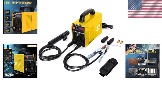 Beginner-Friendly 110V Welder with 200Amp Power - Lightweight and Portable