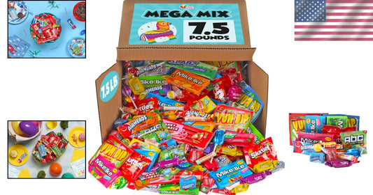 Ultimate 7.5lbs Variety Candy Assortment - Enjoy Fruity and Sour Flavors