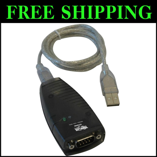 Plug-and-Play USB to Serial Adapter - Fast Data Transfer for All Devices