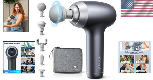 5-Speed Deep Tissue Massage Gun for Back and Neck Pain Relief - FSA Eligible