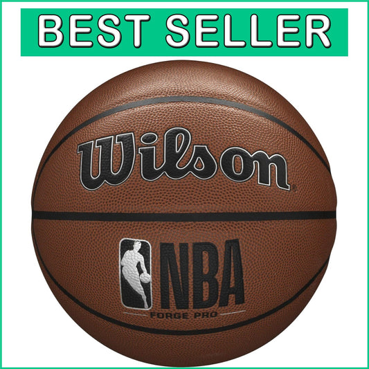 Durable Size 6 NBA Basketball - Brown with Purefeel Grip for All-Weather Use