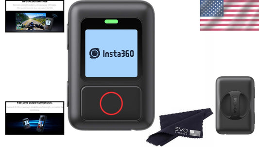 Smart GPS Remote for Action Cameras - Bluetooth Control with Metadata Recording
