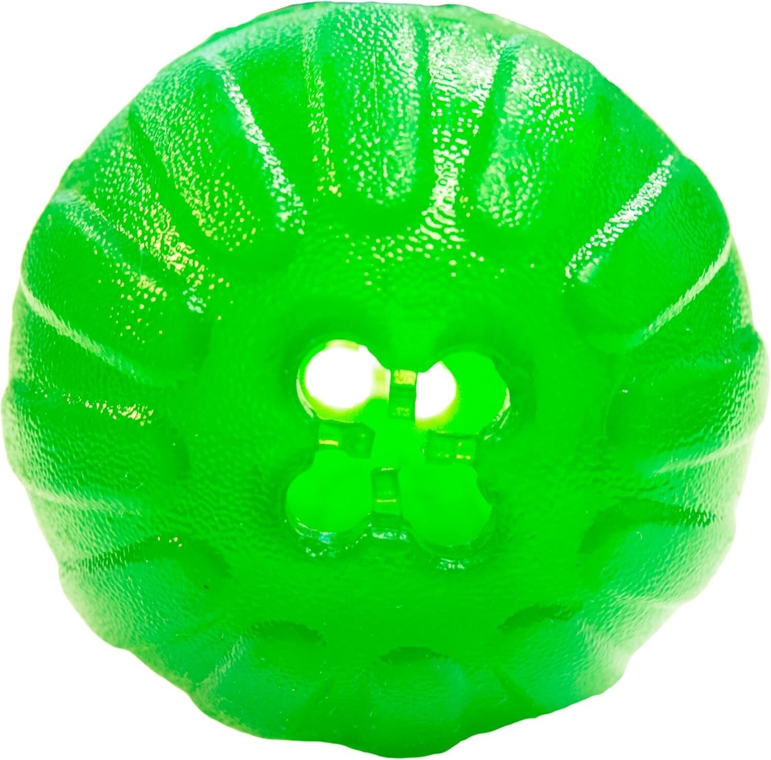 Pack of 5 Green Dog Chew Balls - Treat Dispensing Fun for Active Pets