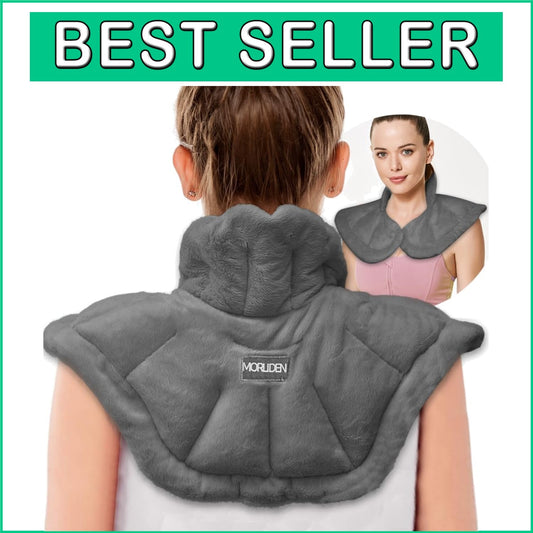 All-Natural Microwavable Heating Pad for Neck & Shoulders - Stress Relief Aid