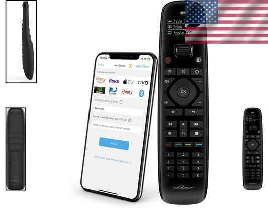 All-in-One Universal Remote with OLED Display - Smart Control for 15 Devices