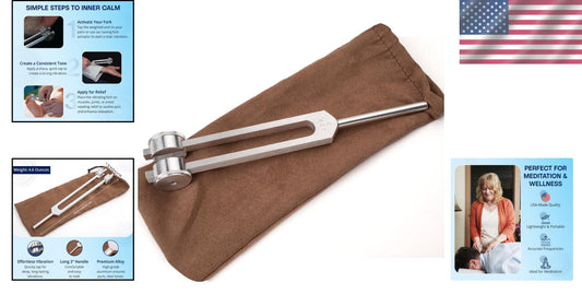 Professional-Grade 128 Hz Healing Tuning Fork - Stress Relief & Relaxation Tool