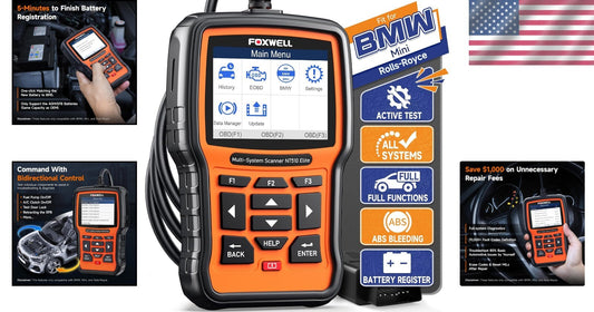 Complete BMW & Mini Diagnostic Tool with Battery Registration and Reset Services