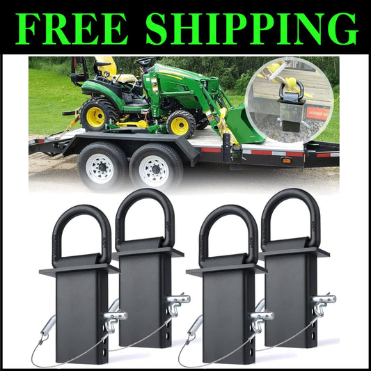 Robust 5/8" Adjustable Trailer Stake Pocket D Rings for Ultimate Load Security