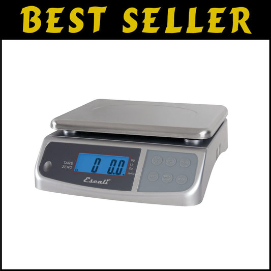 Escali Promzr M-Series Digital Kitchen Scale with LCD Display, 33 lb Capacity