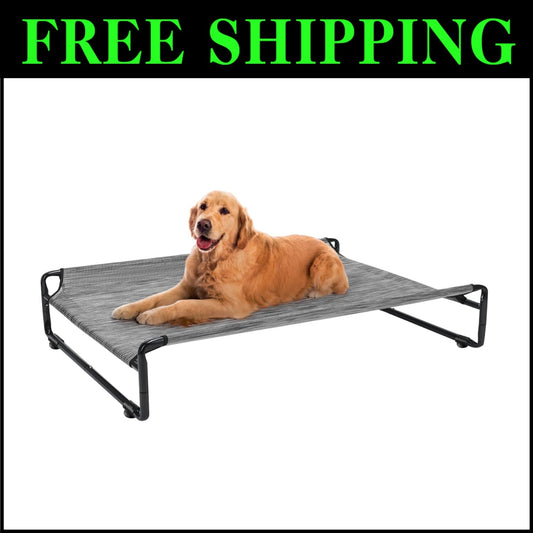 Durable Portable Dog Hammock Bed with Breathable Mesh - Ideal for Large Dogs