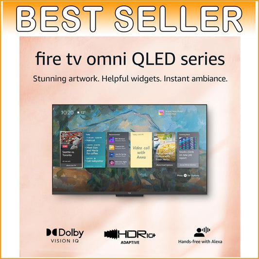 43" 4K QLED Smart TV with Dolby Vision IQ - Stunning Home Viewing Experience