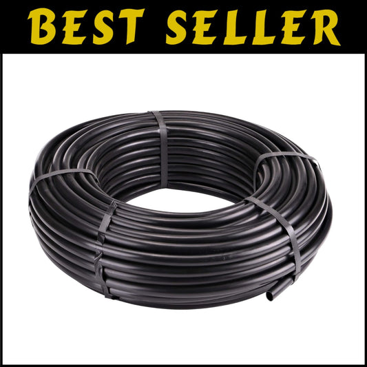 Sustainable 1/2 Inch Drip Irrigation Supply Tubing - 200 Feet of Quality Fit