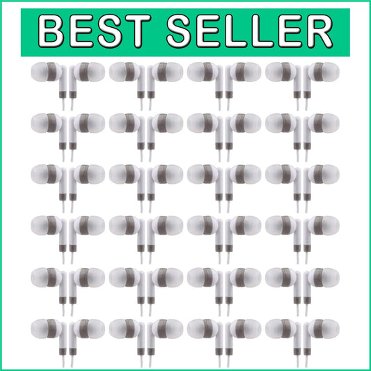 Affordable 100 Pack Earbuds with Rounded Tips - Perfect for Promotions & Gifting