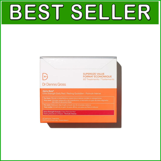 Dr. Dennis Gross Daily Peel: 60 Exfoliating Pads for Radiant Skin & Anti-Aging