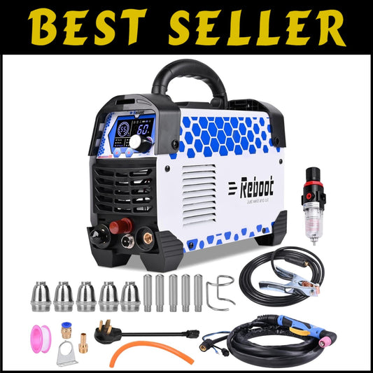 Dual Voltage Non-Touch Plasma Cutter PRO - 60 Amp with Air Pressure Sensor