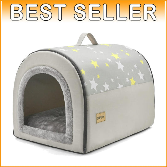 Portable Foldable Pet Tent - Stylish Dog House for Indoor & Outdoor Use