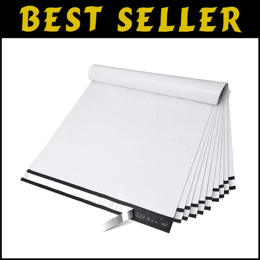 100 Pack Self-Sealing Waterproof Poly Mailers 24x24" for Clothing Shipping