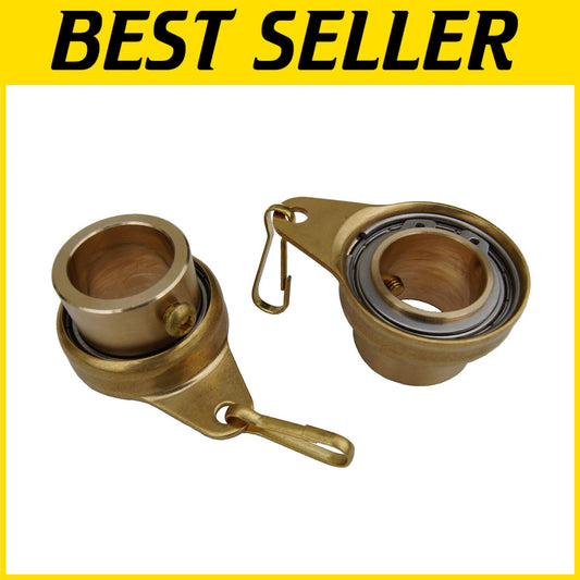 Durable 1" Brass Rotating Flagpole Rings – Tangle-Free with Lifetime Warranty