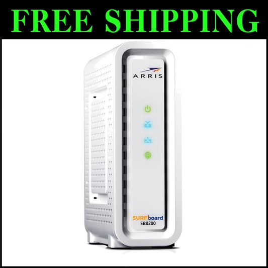 Efficient DOCSIS 3.1 Cable Modem with Live Support - Compatible with Major ISPs