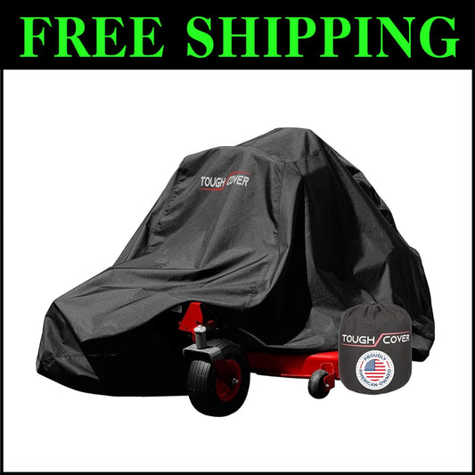 Heavy Duty Waterproof Zero Turn Mower Cover - 600D Fabric, UV & Dust Resistant