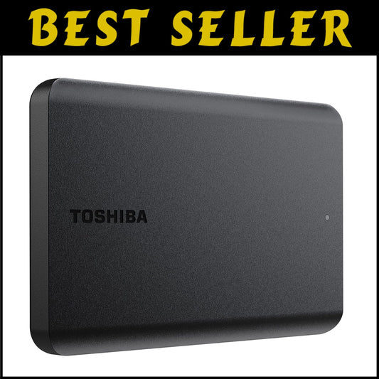 Canvio Basics 2TB Portable External Hard Drive - USB 3.0, Black for Fast Storage