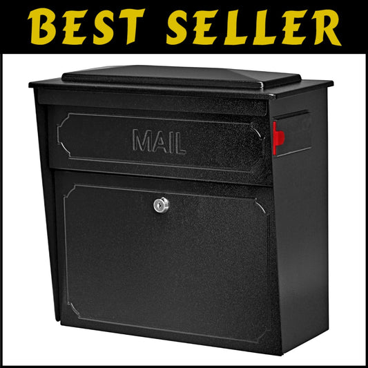 Classic Heavy-Gauge Locking Mailbox with Anti-Pry Mechanism - Mount Securely