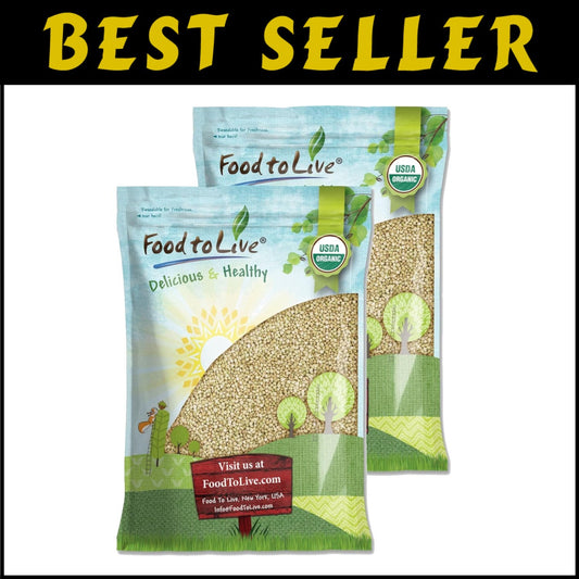 Versatile Organic Buckwheat Groats - 25 Pounds of Healthy Whole Grain Cereal