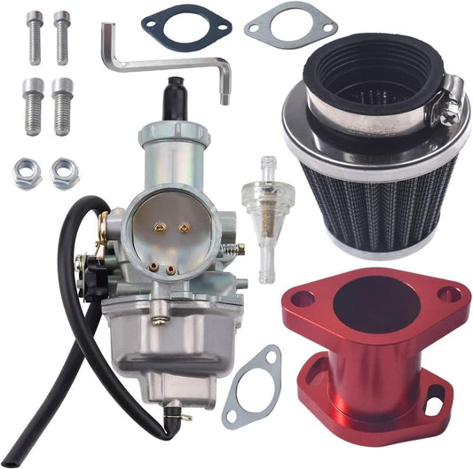30mm Carburetor Intake Pipe Kit for Predator 301cc 420cc Mini Bikes & Go-Karts