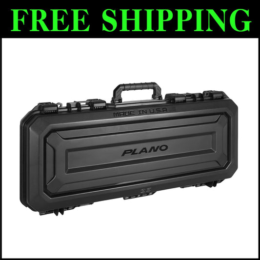 36-Inch Waterproof Gun Case with Lockable Latches & Custom Foam Interior